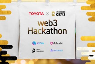 Web3 Hackathon on Astar sponsored by Toyota Motor Corporation