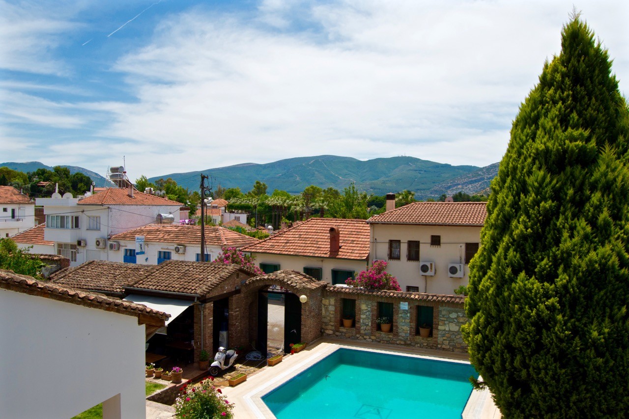 The view from the hotel near Ephesus