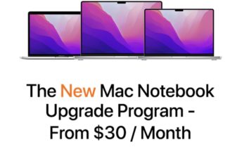 Apple’s business-oriented ‘Mac notebook upgrade program’ has been discontinued