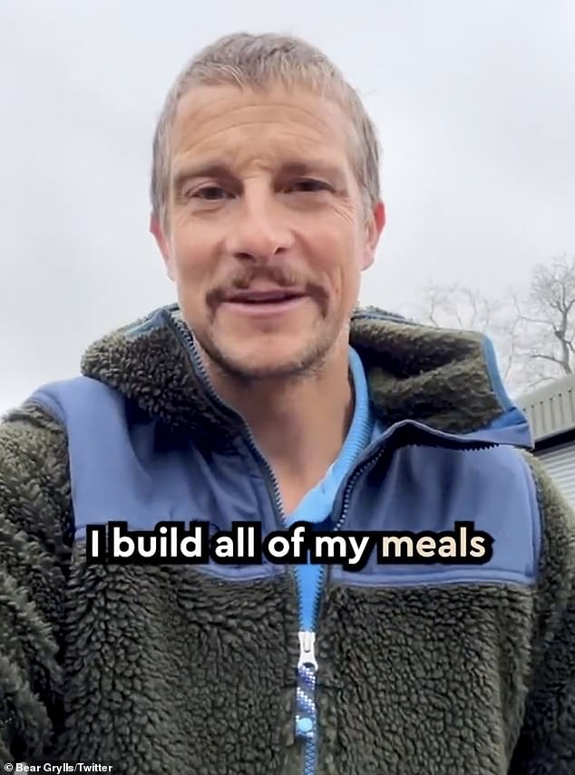 Diet: Bear Grylls has revealed his secret to healthy living as he shared his belief that humans should eat animal organs including pancreas, heart and testicles