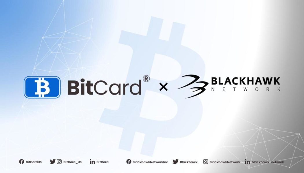 BitCard® and Blackhawk Network (BHN) to Offer Bitcoin Gift Cards at Select U.S. Retailers