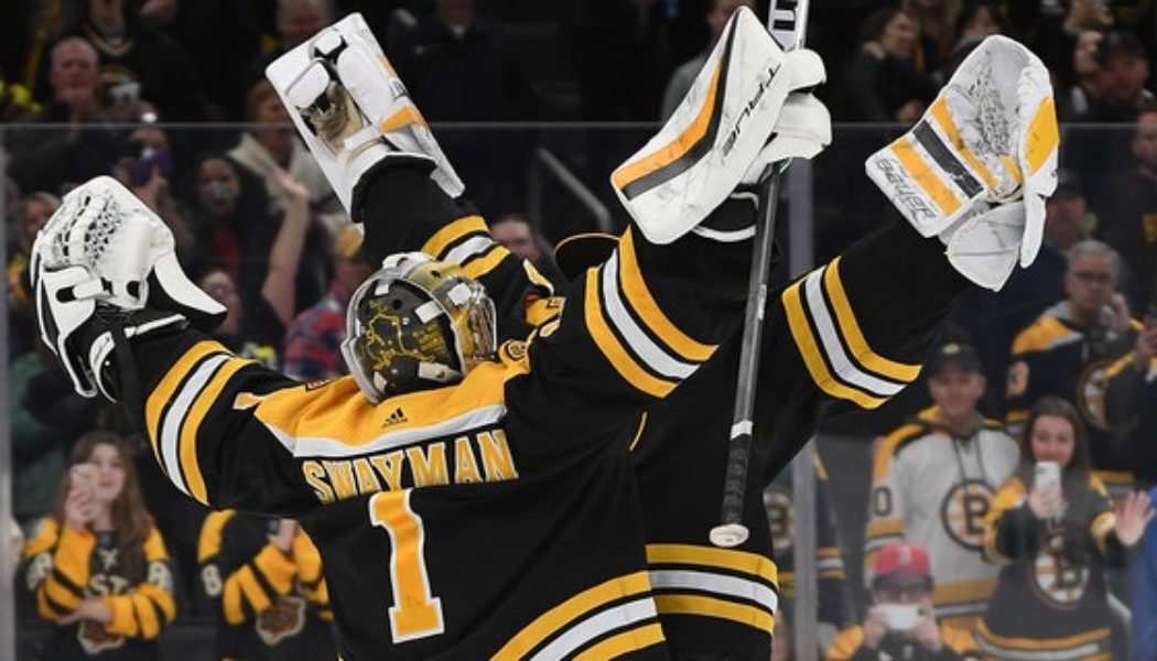 Bruins break long-standing NHL record in rout of Sabres - Fox News