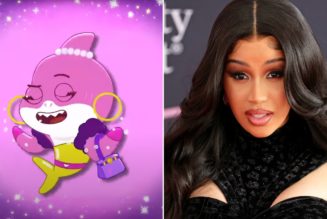 Cardi B, Offset, and Their Children Board Baby Shark Animated Movie