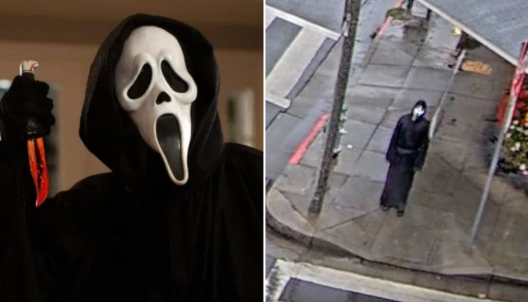 Fake Ghostfaces Are Appearing in Cities to Promote Scream 6