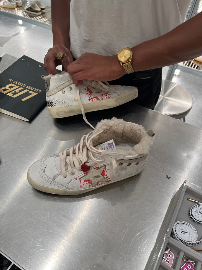 "In a world where everything can be bought everywhere, the appeal of creating a unique and personalised piece with Golden Goose is not just about owning a luxury product."