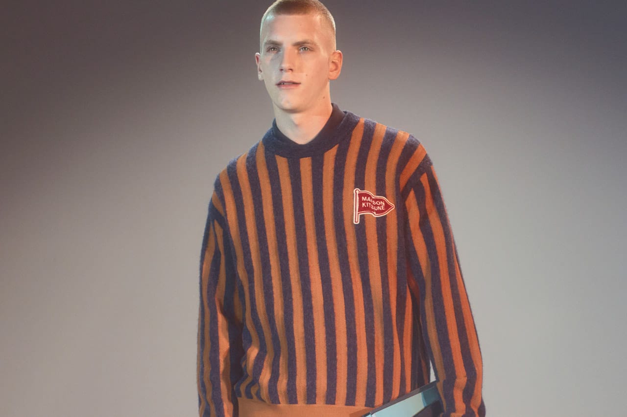 Maison Kitsuné FW23 Acquaints Prep With Punk