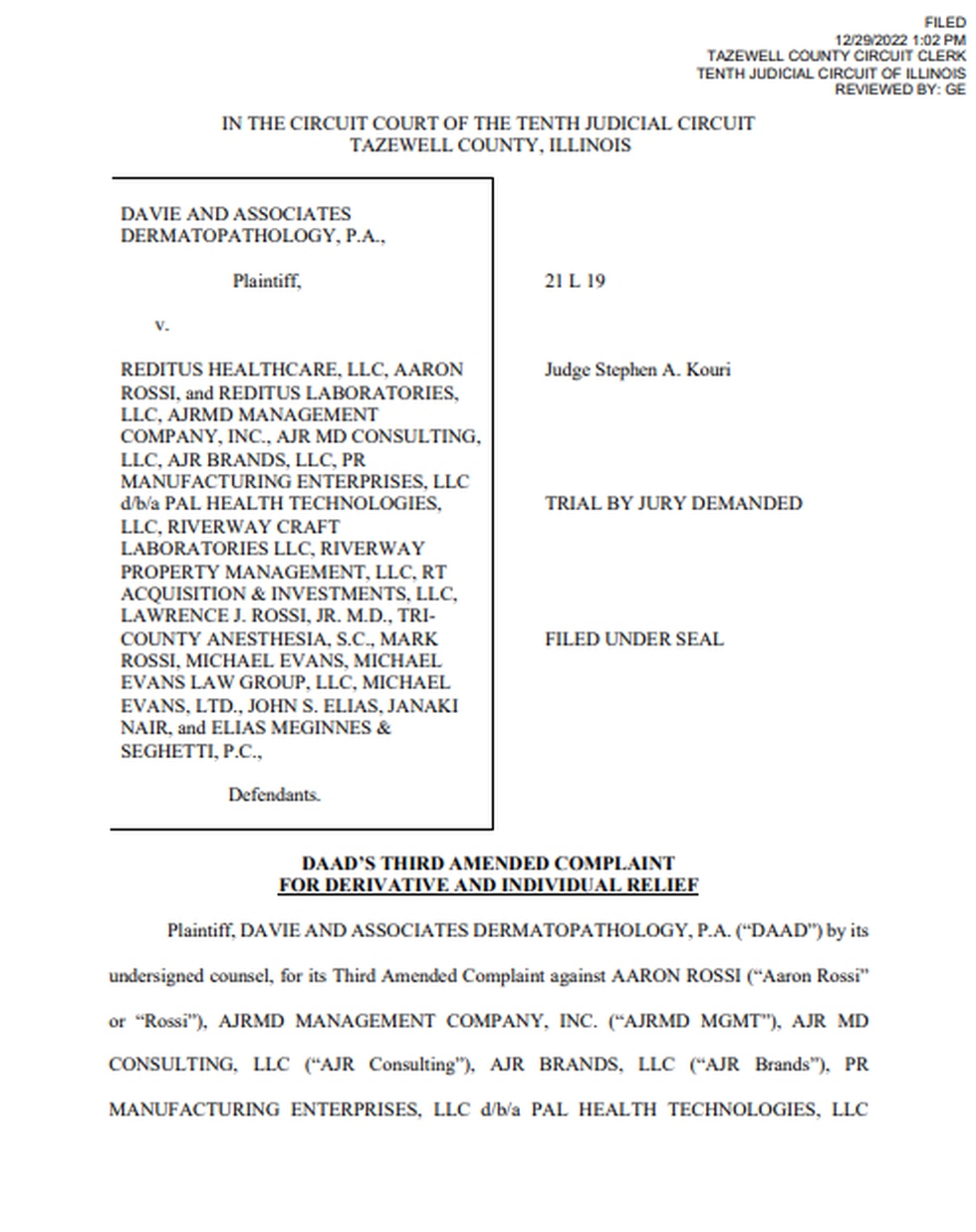 Third Amended Complaint