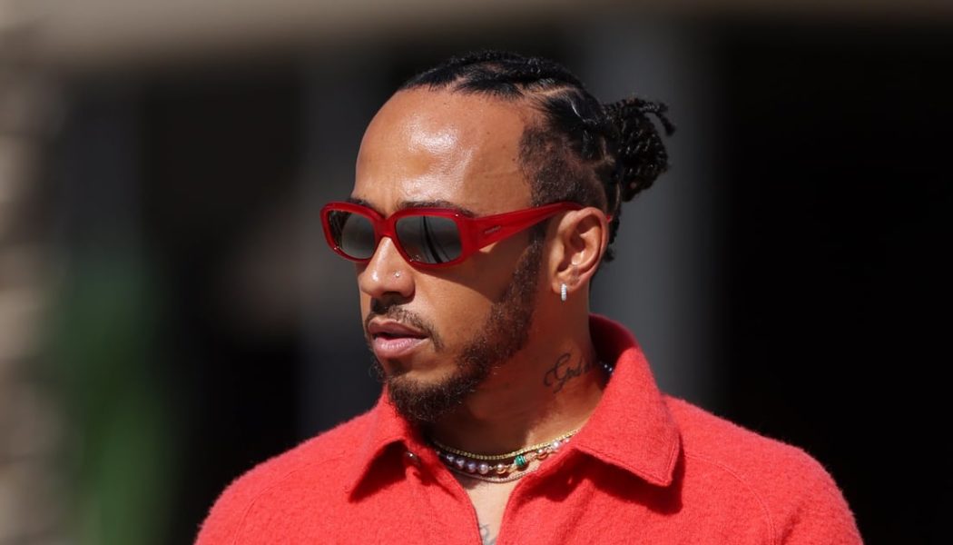Lewis Hamilton Wears a Knitted Co-ord Ahead of Bahrain Grand Prix, and We’re Sweating For Him