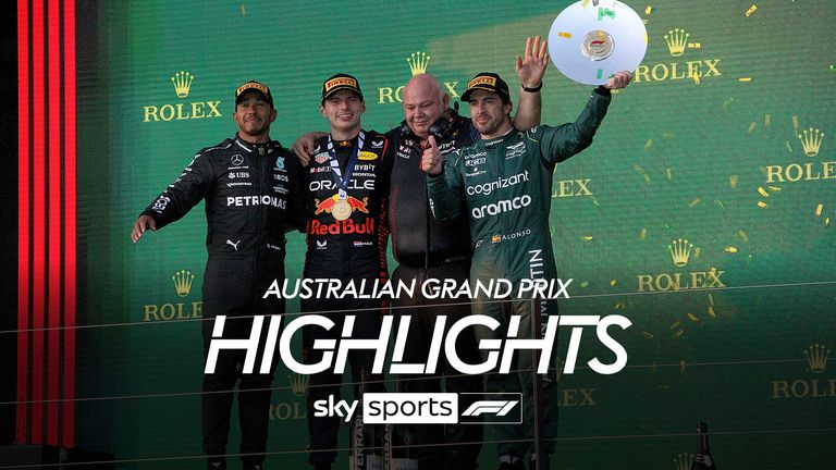 Highlights of the Australian Grand Prix at Albert Park Circuit