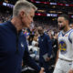 Steph Curry laughs at rotation question after Warriors' Game 1 loss - Yahoo Sports