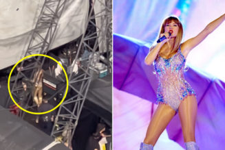 Yes, Taylor Swift Does Hide Inside a Broom Cart to Get to Stage