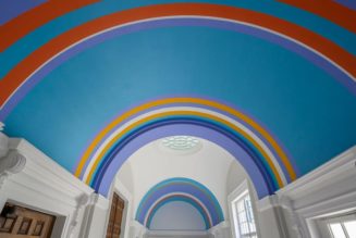 Bridget Riley Unveils First Ceiling Painting in Her Career