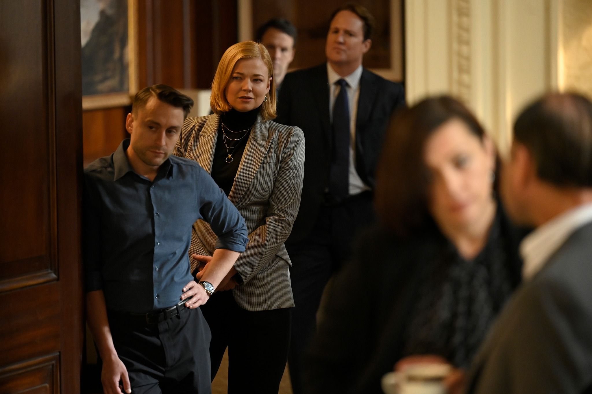 how to wear quiet luxury succession shiv roy