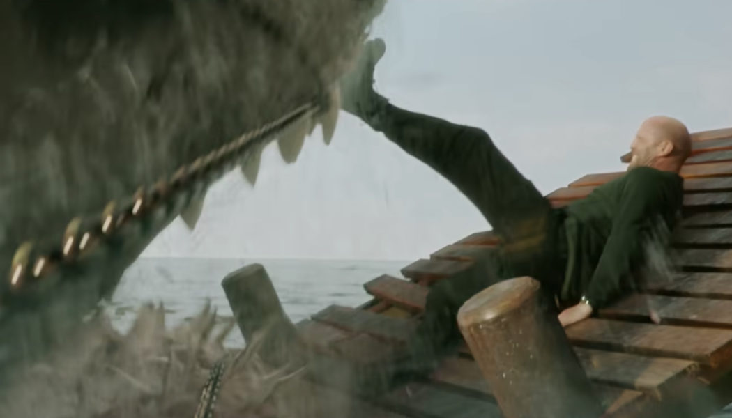 Jason Statham Stomps on Prehistoric Shark’s Snout in Meg 2 Trailer: Watch