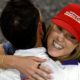 Katelyn Larson chugs beer after husband's NASCAR All-Star Race victory