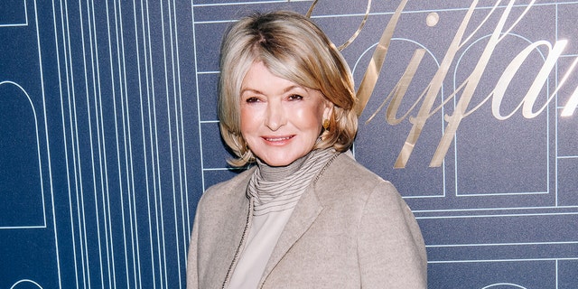 Martha Stewart in a short dress on the red carpet