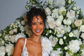Maya Jama's Plunging See-Through Dress Is Giving Modern Bride
