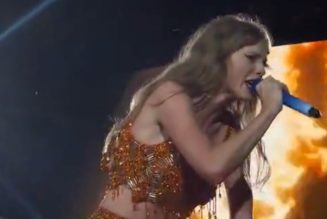 Taylor Swift calls out security guard during Philadelphia show