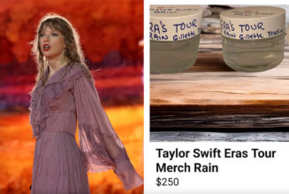 Taylor Swift fan sells jarred rain water from Boston show for $250 apiece