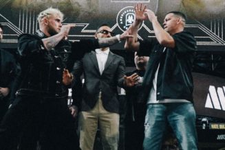 Watch Nate Diaz and Jake Paul Face Off in First Press Conference