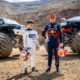 Max Verstappen and Yuki Tsuonda Race Monster Trucks in Austria