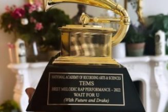 Tems Finally Takes Home Her First Grammy Award Plaque — NaijaTunez