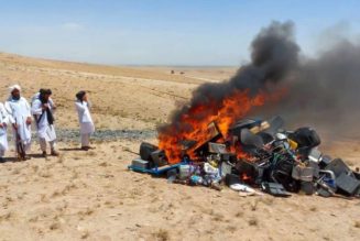 Afghanistan: Taliban burn ‘immoral’ musical instruments