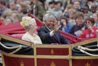 Flashback to 1996: A warm welcome as Nelson Mandela arrives for state visit