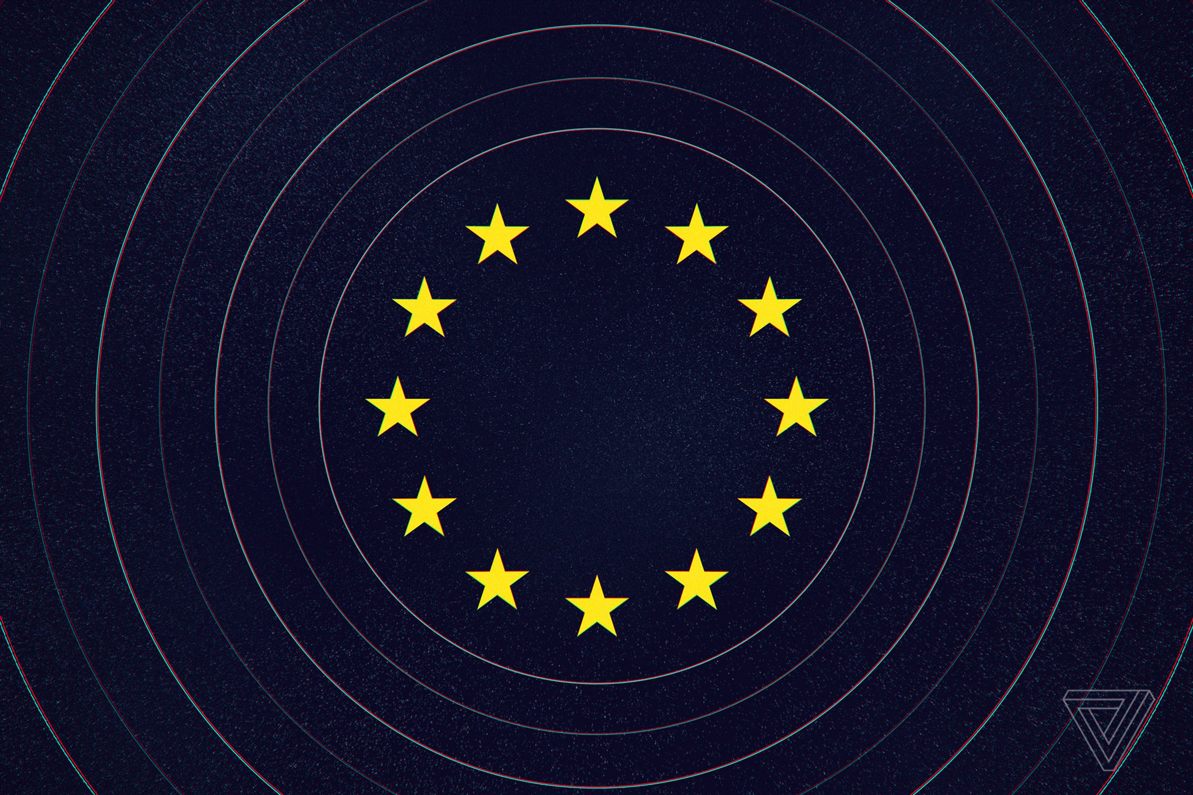 An illustration of the EU flag.