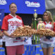 Joey Chestnut wins 16th Nathan’s Famous Hot Dog Eating Contest after 2-hour weather delay