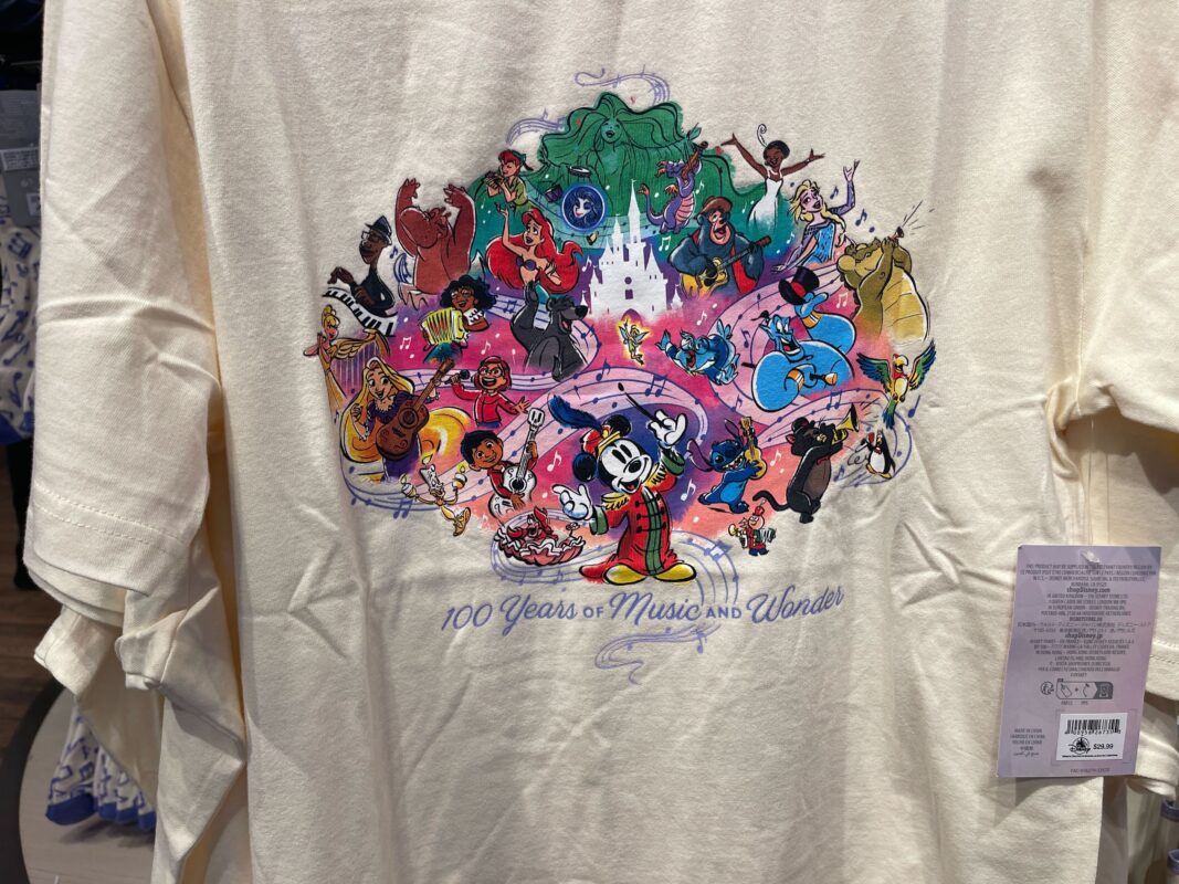 More Disney100 'Music and Wonder' Merchandise Available at Walt Disney World 13 disney100 music wonder merch 9031