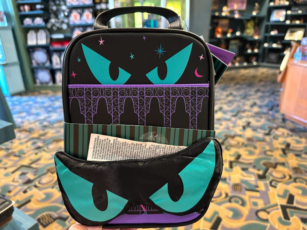 New Haunted Mansion Travel Tech Pouch with Eye Mask, iPhone Cases Now Available at Disneyland Resort 3 Haunted Mansion Travel Tech Accessory with Eye Mask at Disney California Adventure
