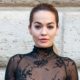 Rita Ora Goes Braless In a Totally See-Through Lace Dress