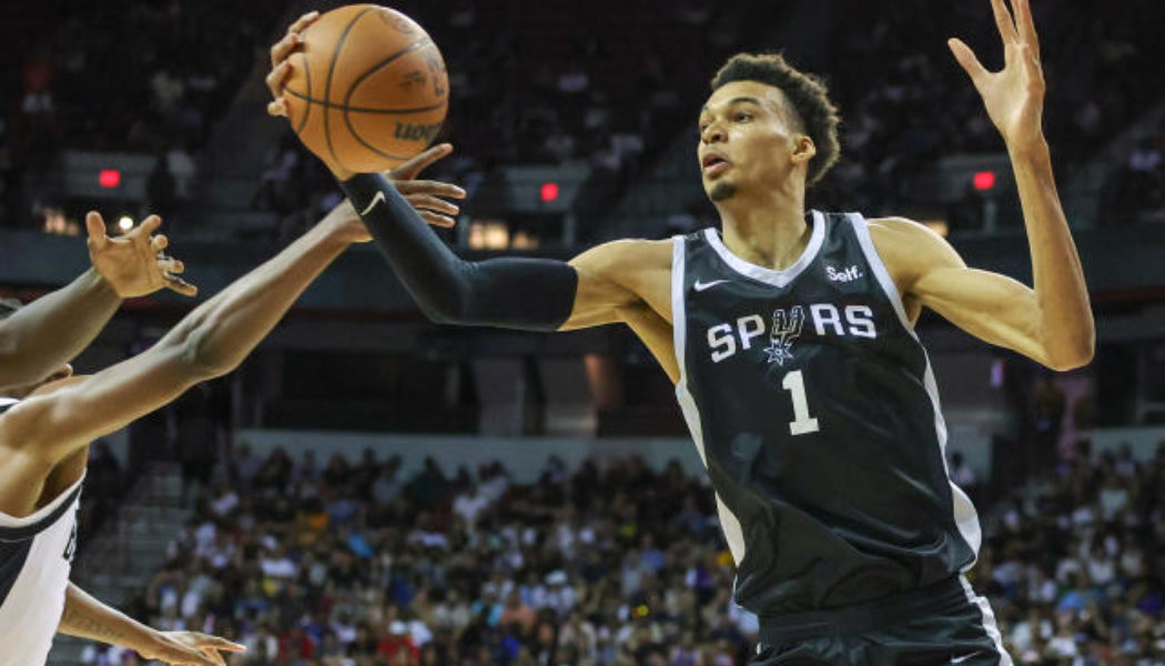 Spurs' Victor Wembanyama drops 27 points in NBA Summer League loss to Trail Blazers