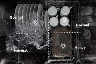 There’s no wrong way to load this “new evolution of dishwashers”