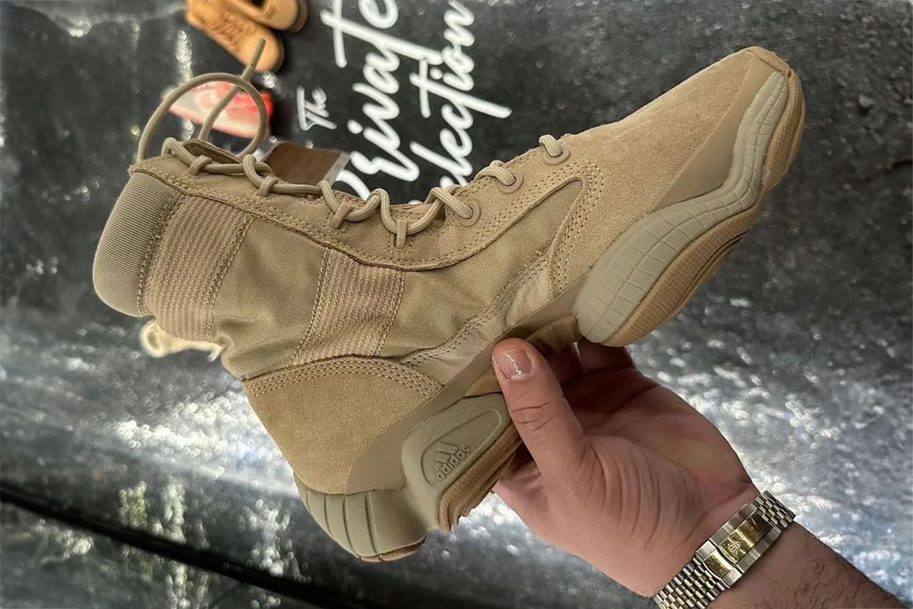 First Look at the adidas YEEZY 500 High Tactical Boot "Sand"