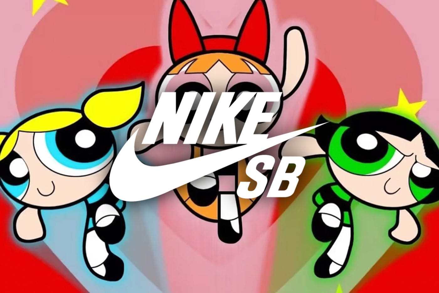 First Look At a Forthcoming 'The Powerpuff Girls' x Nike SB Dunk Low