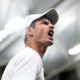 Wimbledon: Andy Murray's second-round clash with Stefanos Tsitsipas to resume on Friday