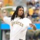 Wiz Khalifa throws out first pitch at Pirates game while on shrooms