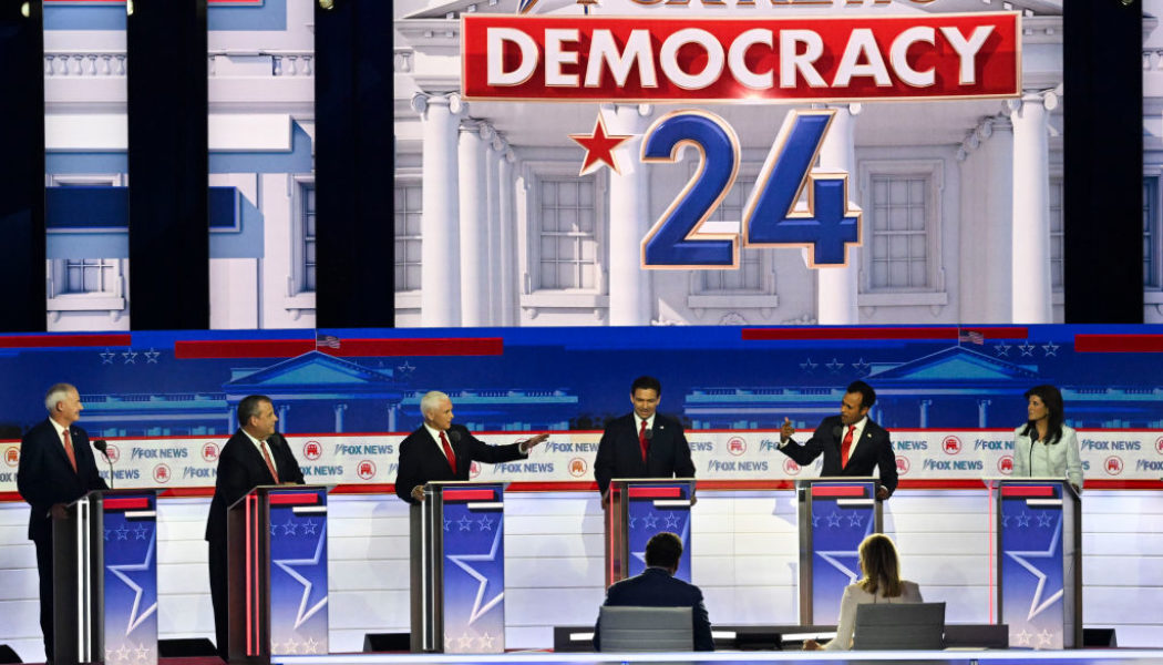 1st Republican Debate Forges Ahead Sans Trump