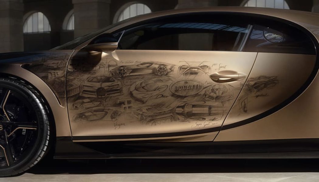 Bugatti Unveils One-Off Chiron Super Sport 'Golden Era'