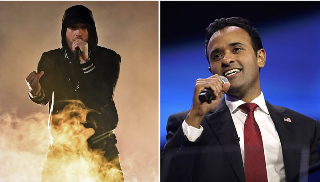 Eminem sends cease and desist to Vivek Ramaswamy after cringeworthy "Lose Yourself" performance