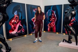 Hypeart Visits: Cathrin Hoffmann Bridges Dimensions through Paint and Form