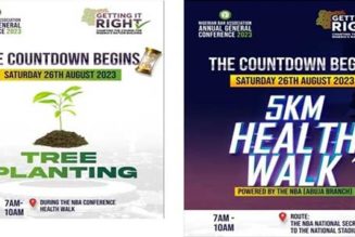 NBA Promotes Healthy Living With 5 km Health Walk At Annual General Conference - TheNigeriaLawyer