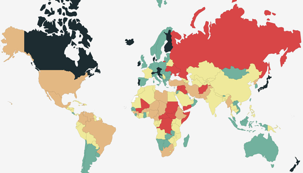 Ranked: safest countries in the world 2023