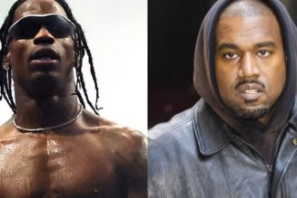 Ye Joins Travis Scott During 'UTOPIA' Concert in Rome