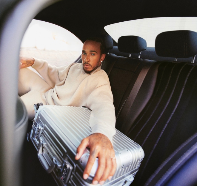 Lewis Hamilton for Rimowa's Never Still Campaign