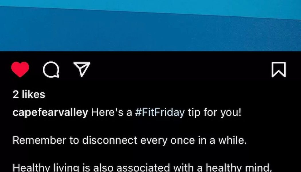 Cape Fear Valley Health Promotes #FitFriday Tips for a Healthier Lifestyle - BladenOnline