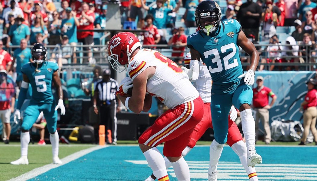 Chiefs' Travis Kelce's touchdown gets Taylor Swift-inspired announcer call