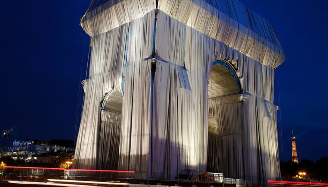Christo and Jeanne-Claude‘s ‘L’Arc de Triomphe Wrapped’ Will Be Recycled for 2024 Paris Olympics